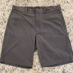 J. Crew Tech Shorts Grey